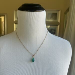 Monica Vinader Geometric Gemstone Beaded Chain Necklace 18 K Gold Vermeil